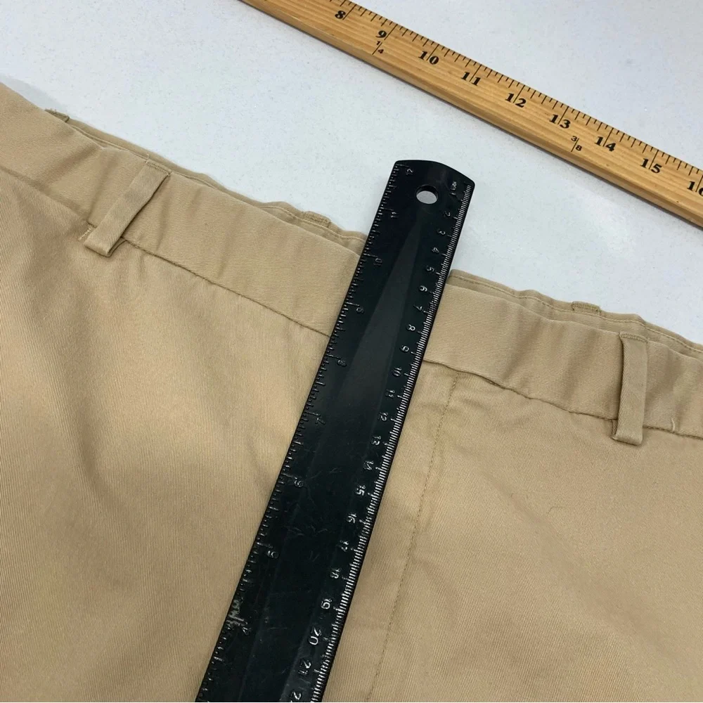 Polo Ralph‎ Lauren Chino Pants Men 36 Khaki Cuffed Beige Business Casual Work